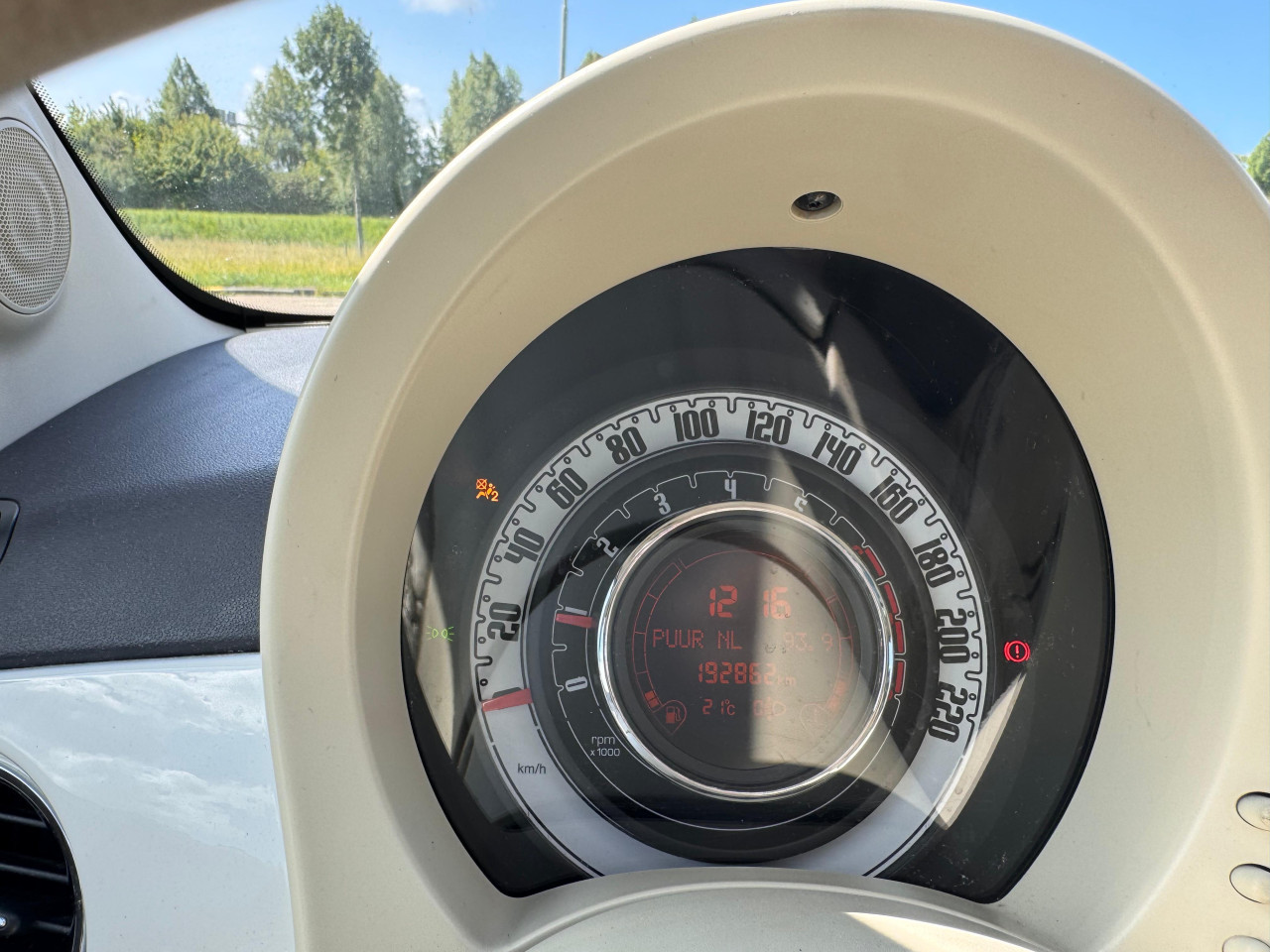 Fiat 500 1.2 Lounge – 2008 – 192.862 km – Panorama dak