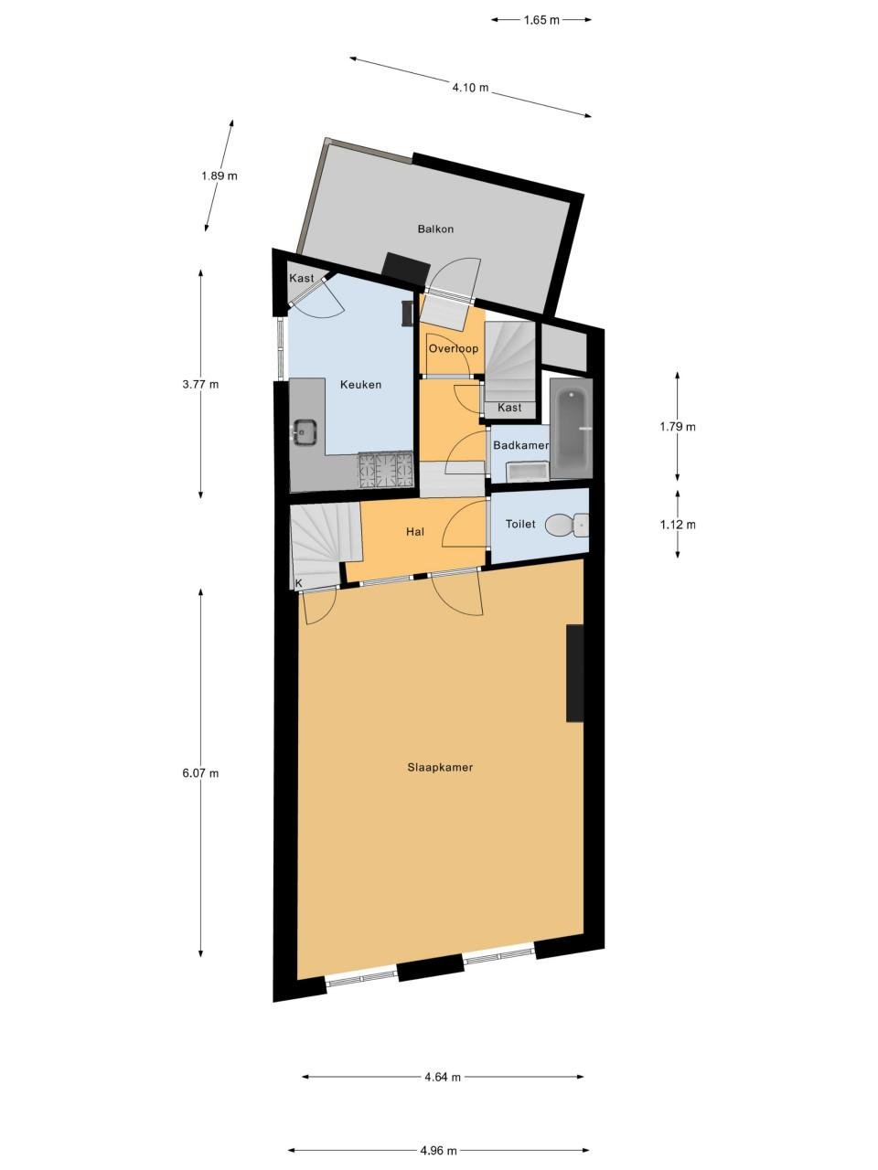 TE HUUR: Ruime, woning centrum Goes