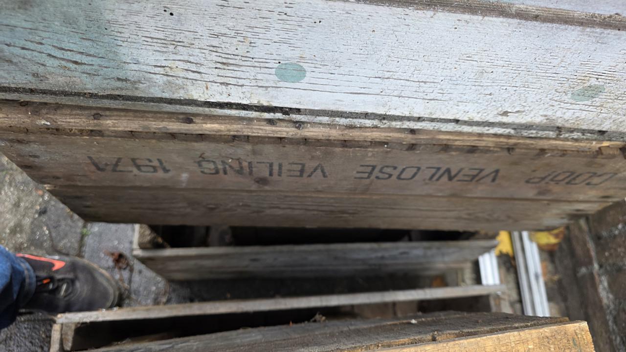 4 stuksDecoratie kisten 3/4 kist