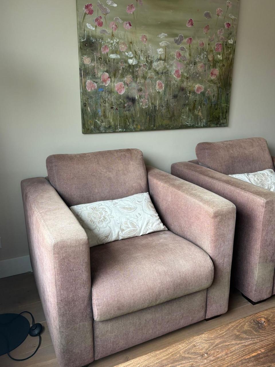 3 zitbank ikea grijsblauw br 240 cm