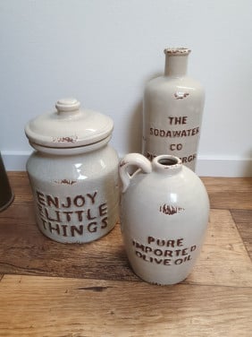 Diverse landelijke woonaccessoires
