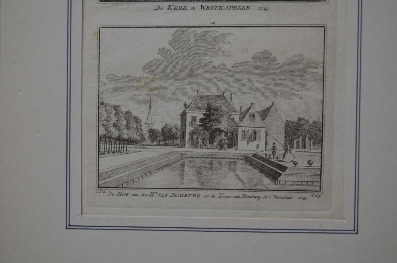 Klein dubbeletsje Westkapelle/Domburg 1743