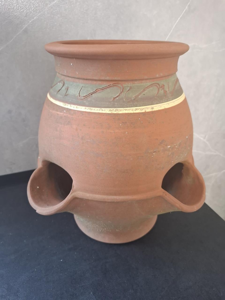 Terracotta aardbeienpot