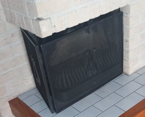 Openhaardscherm