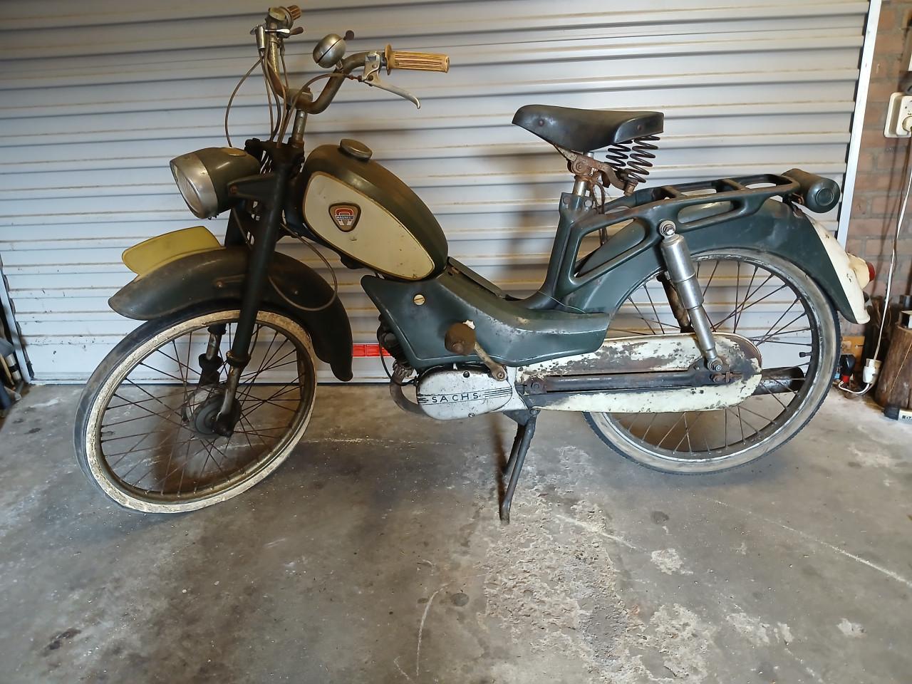 Magneet bromfiets 60-er jaren