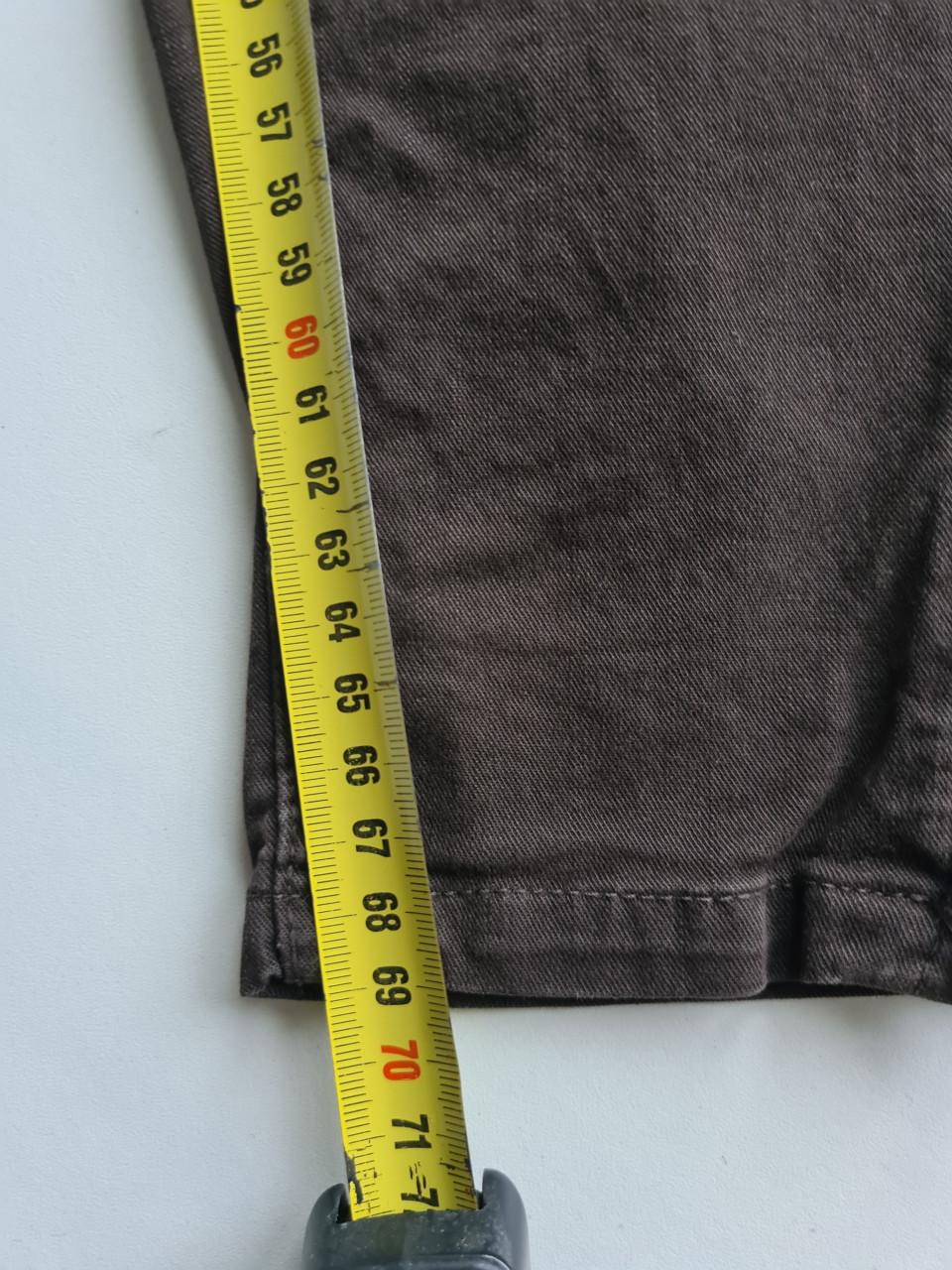 Donker bruine skinny stretch spijkerbroek van Zara  Maat M