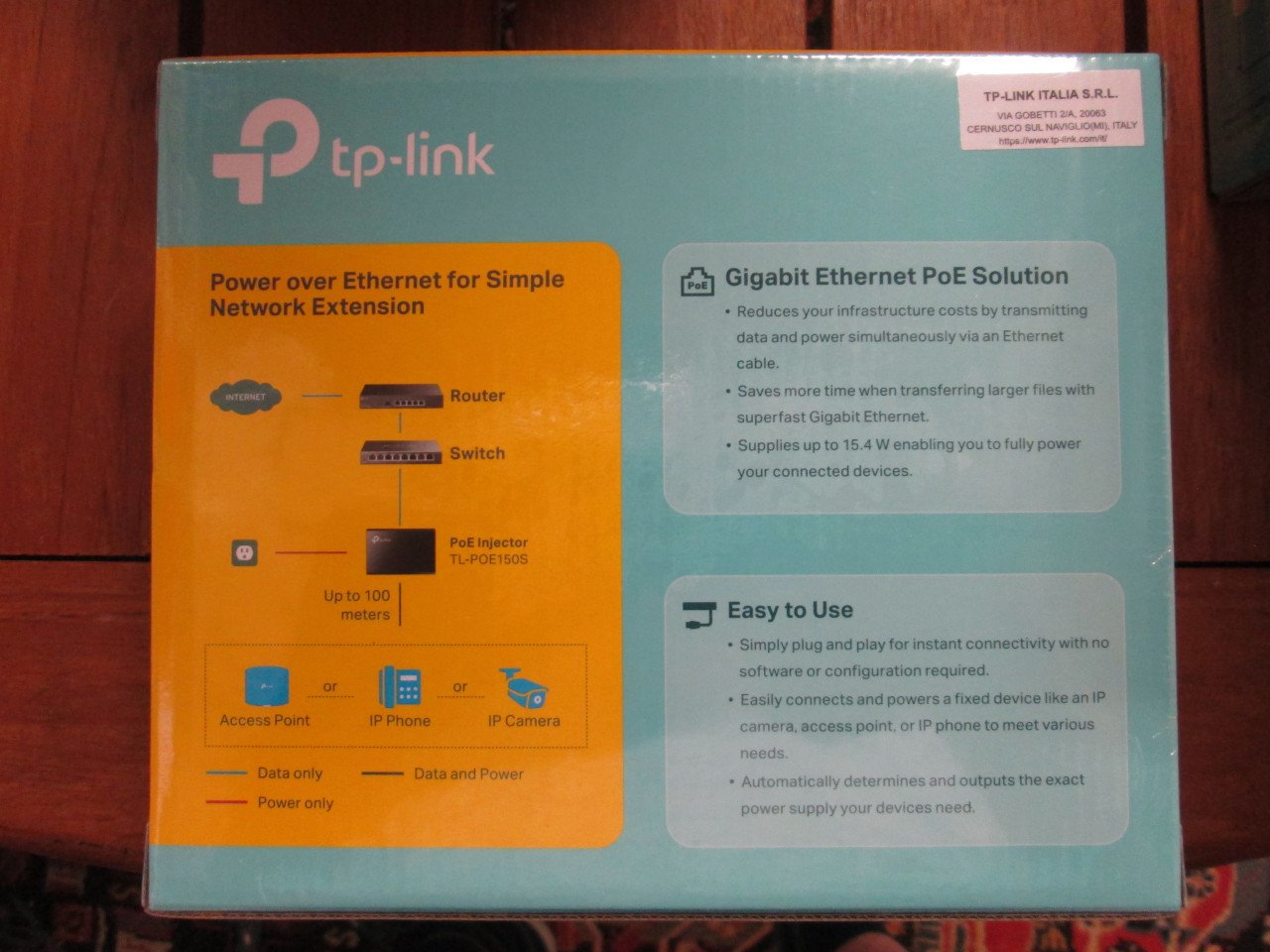 TP-Link TL-POE150S Injector
