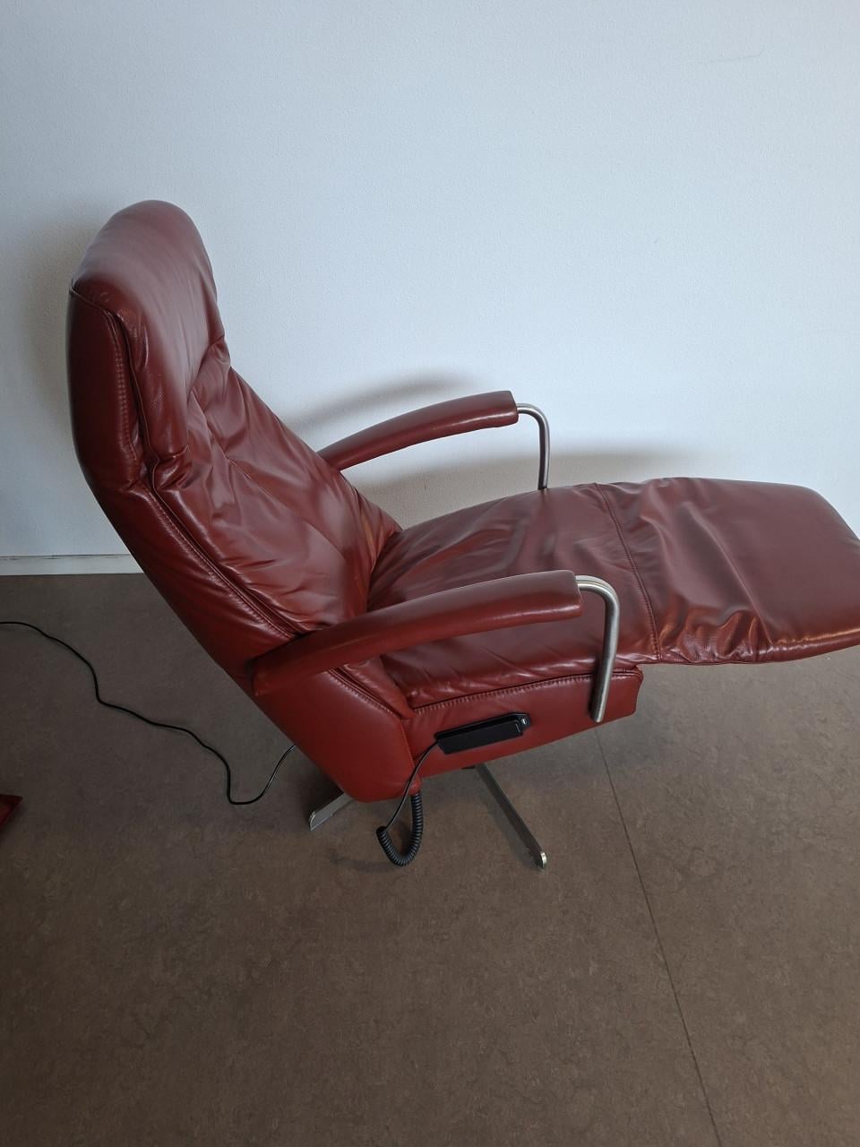 Leren relaxstoel