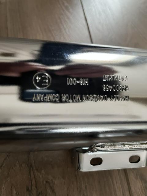 Nieuwe uitlaten Harley Davidson