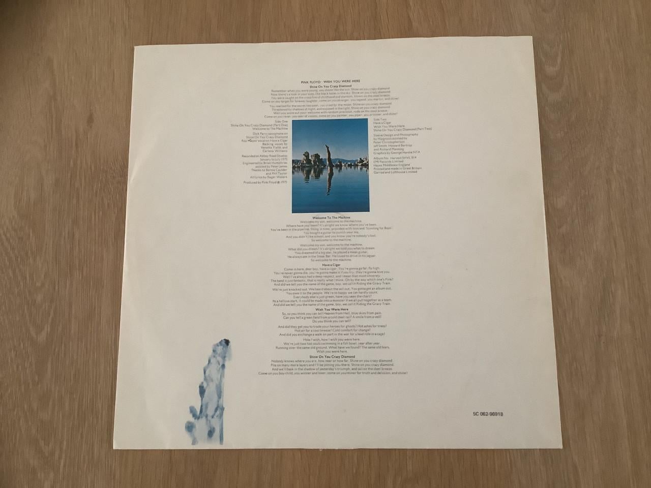 LP Pink Floyd - Wish you where here