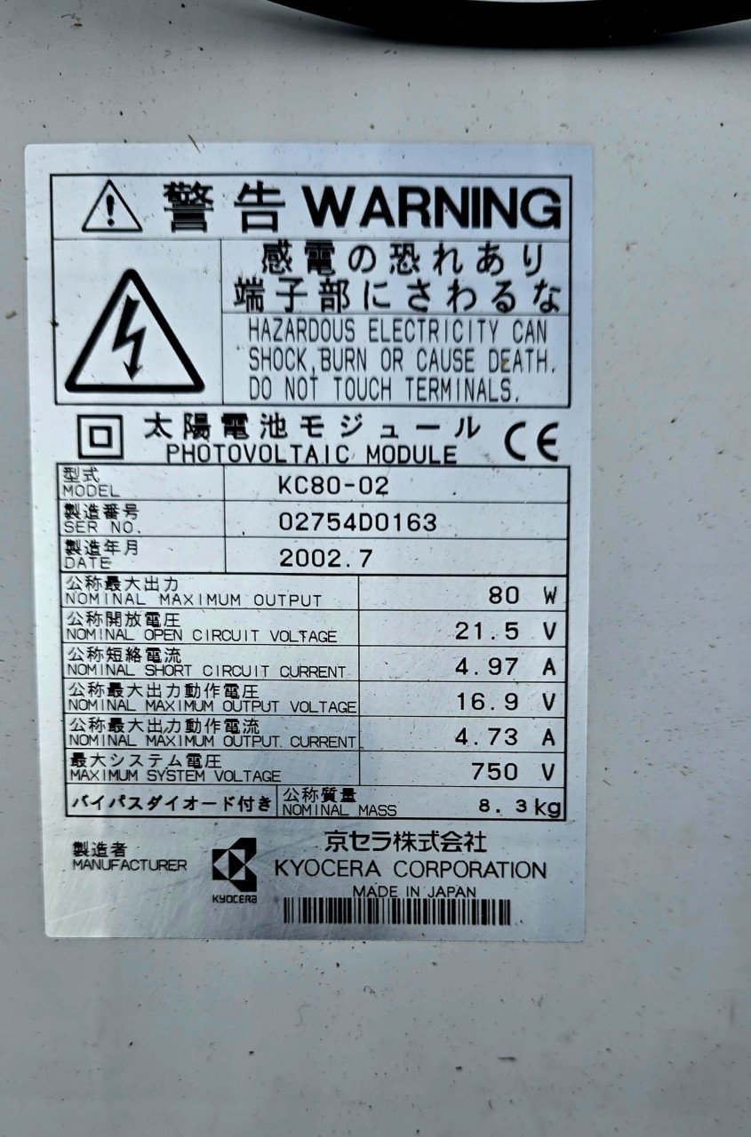 Zonnepaneel 80W