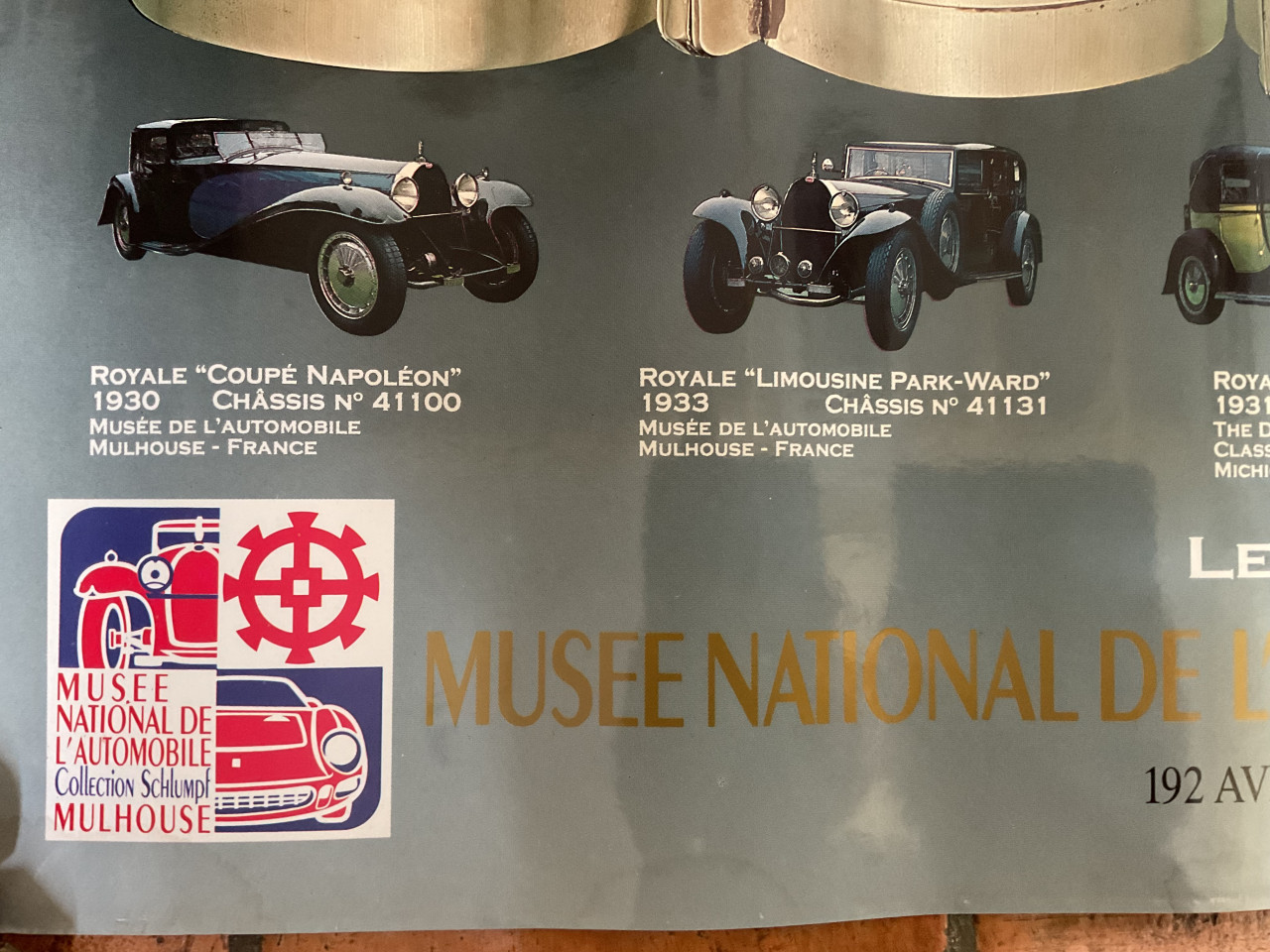Bugatti Mulhouse tentoonstelling affiche