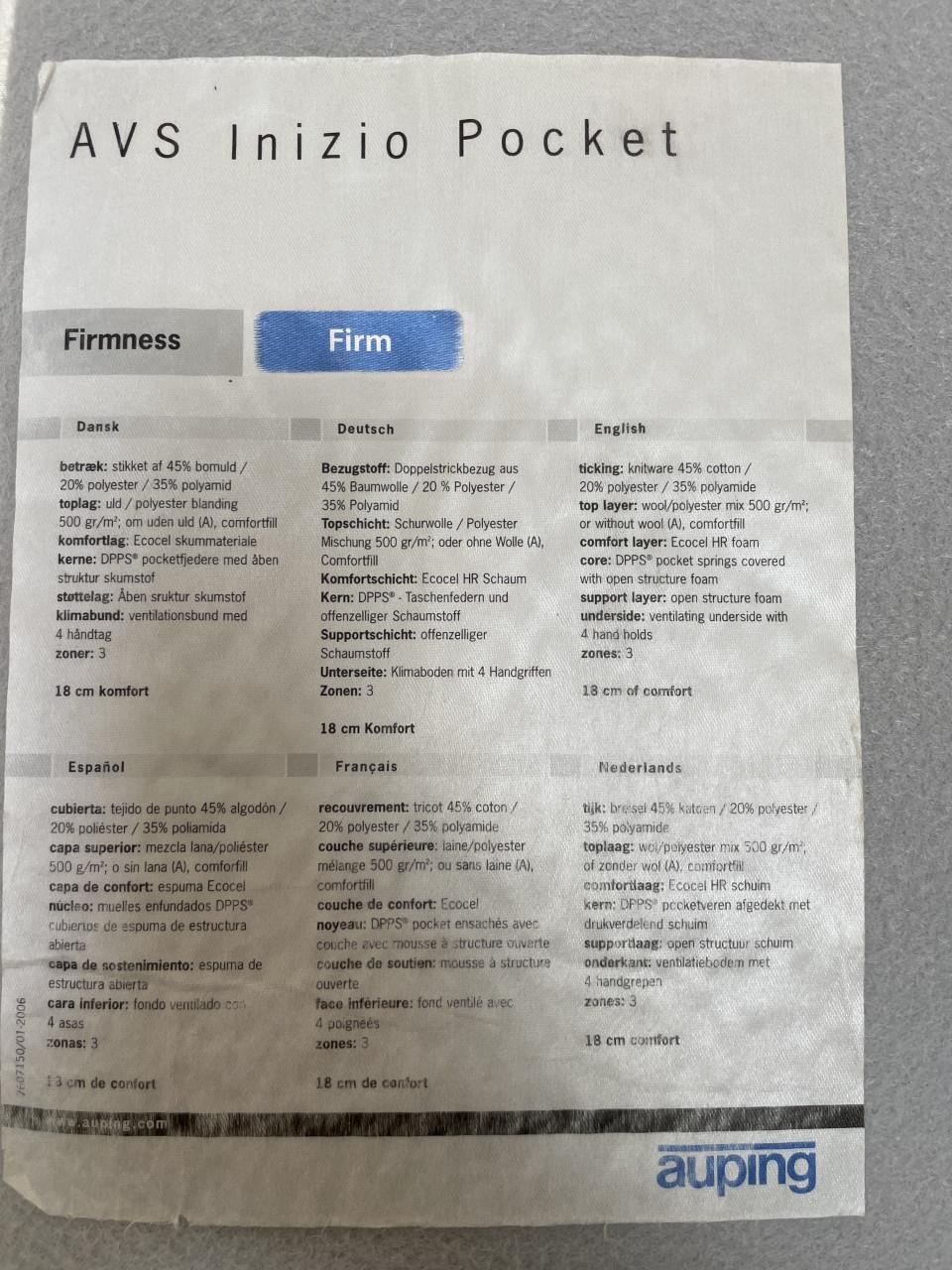 Auping tweepersoonsbed 180x200 cm