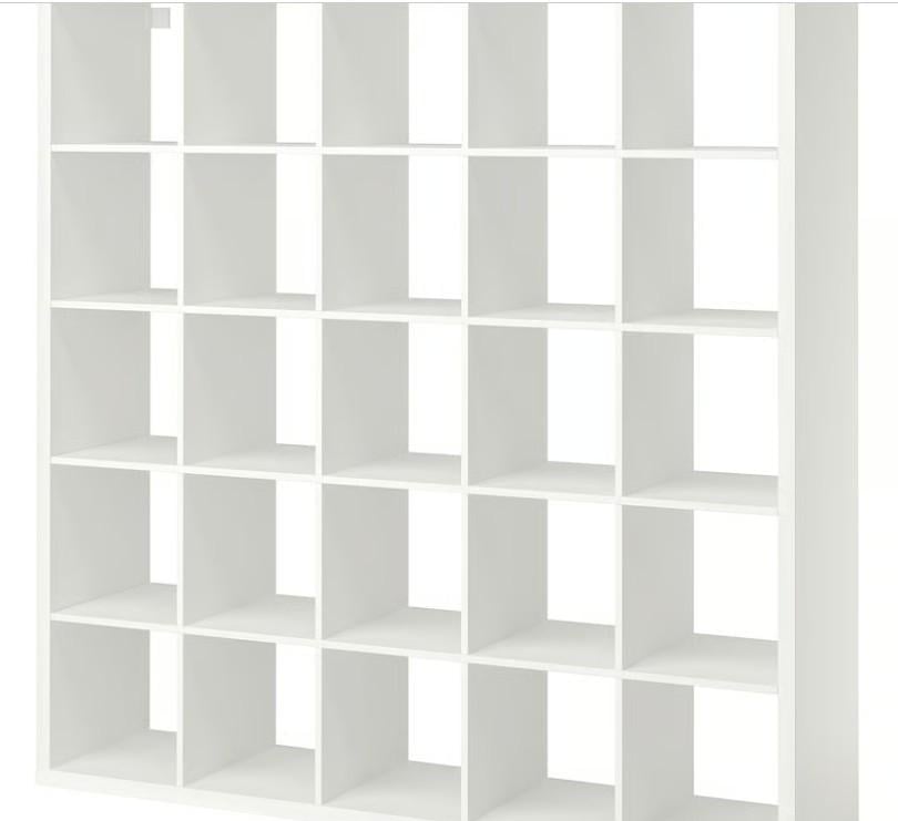 Te Koop Ikea Vakkenkast 5 x 5 kleur wit