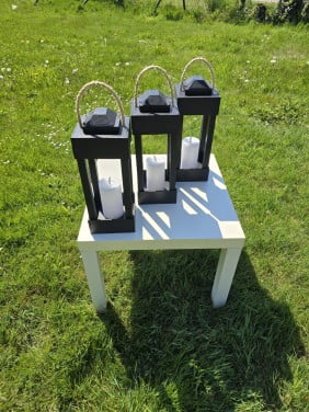 Wind lantaarns, set van 3