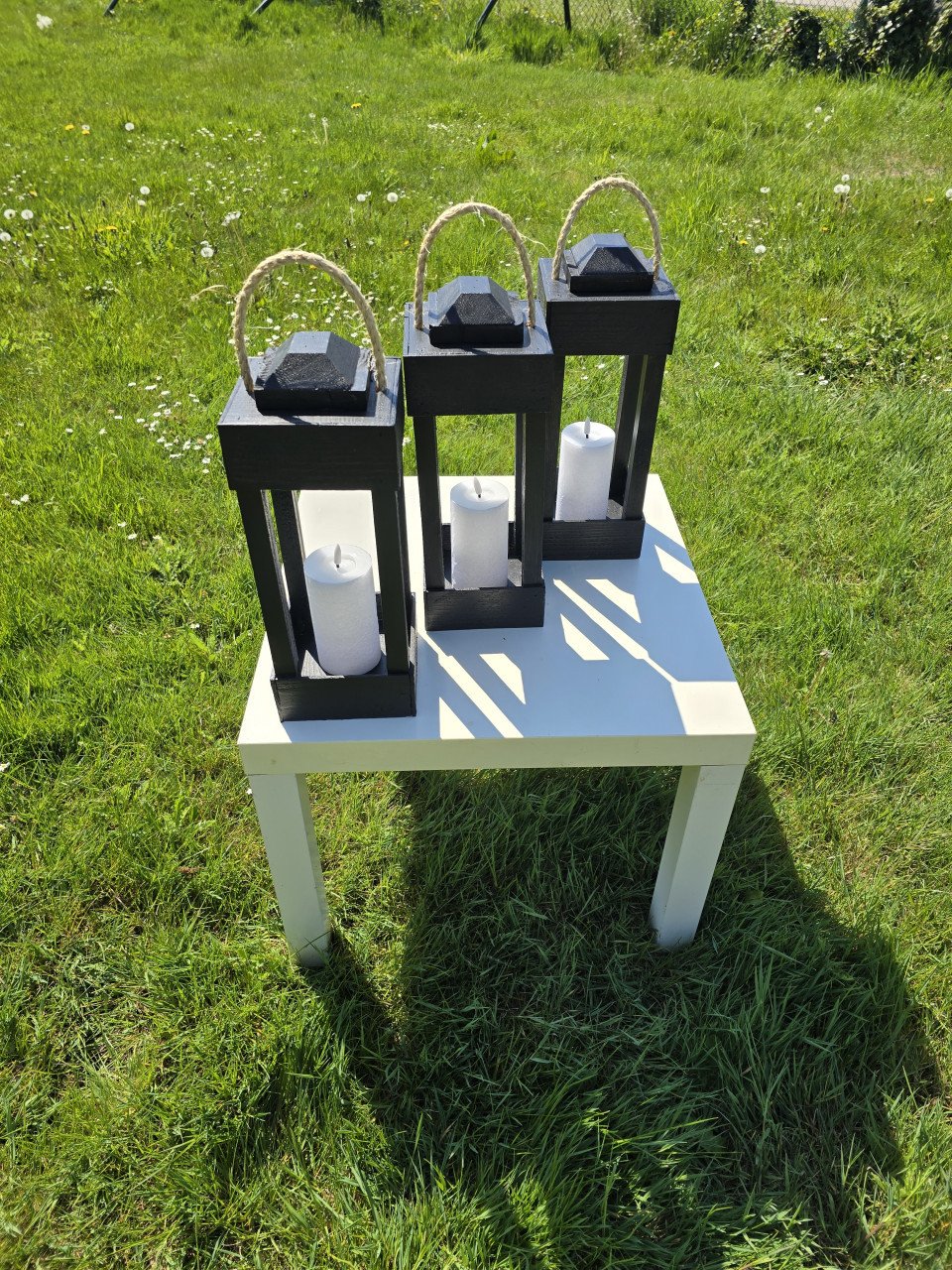 Wind lantaarns, set van 3