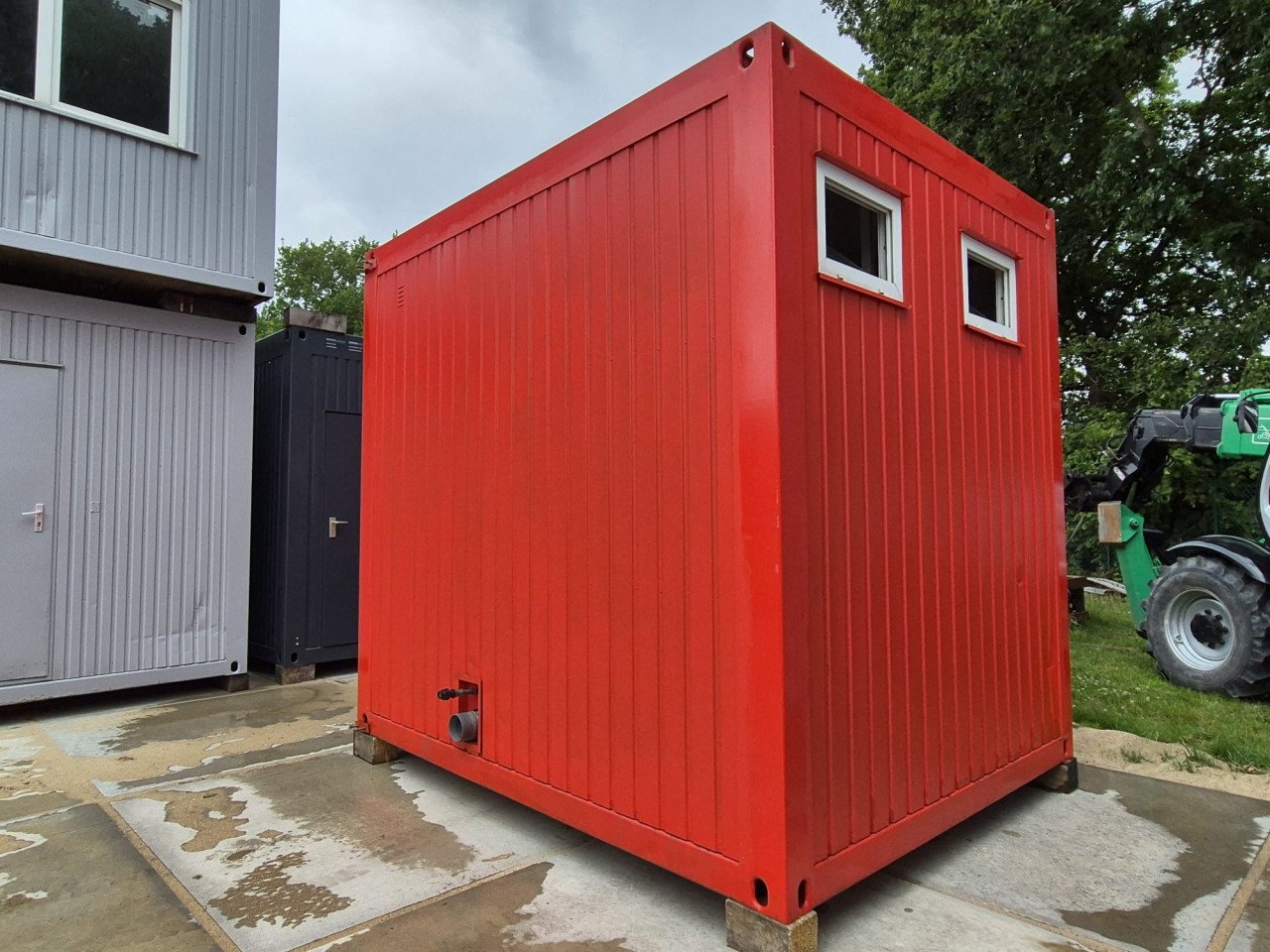 10ft toiletunit / sanitairunit / wc unit / mobiel toilet