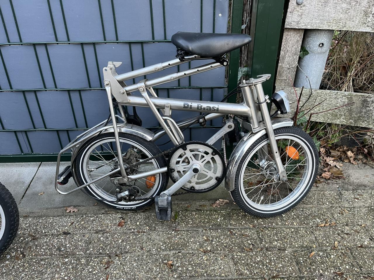 2 Vouwfietsen RVS Di Blasi R4S met opbergtas