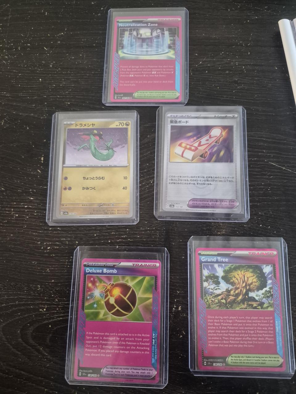 Pokemonkaarten splinternieuwe