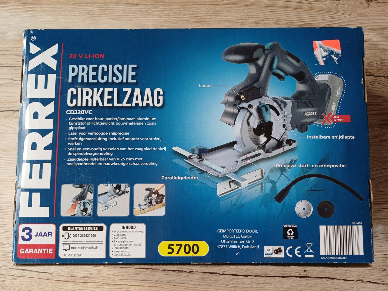 Ferrex precisie cirkelzaag
