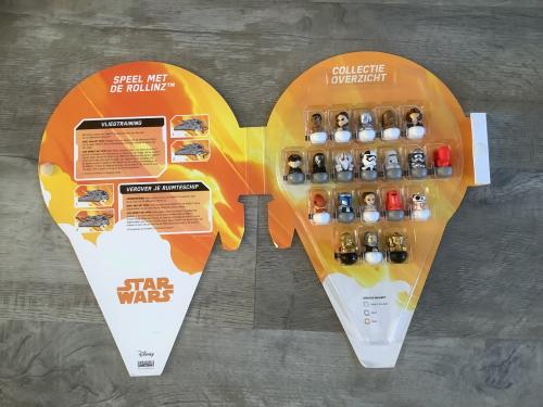 Star Wars Rollinz Poppetjes + Ruimteschip compleet