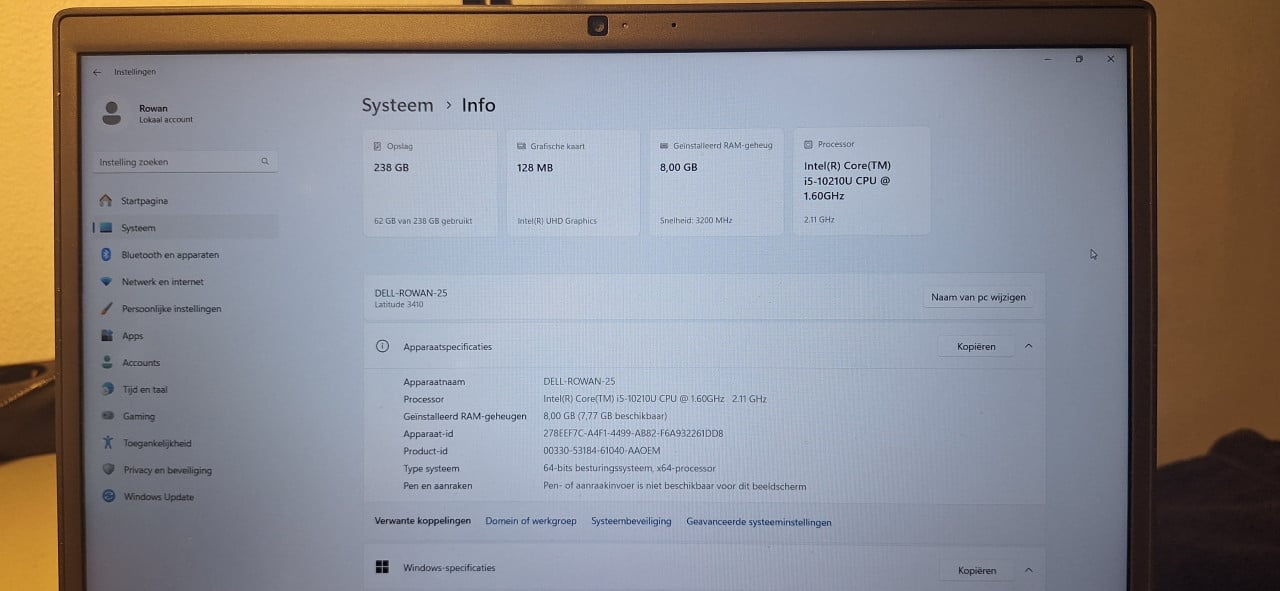 Dell laptop voor studie