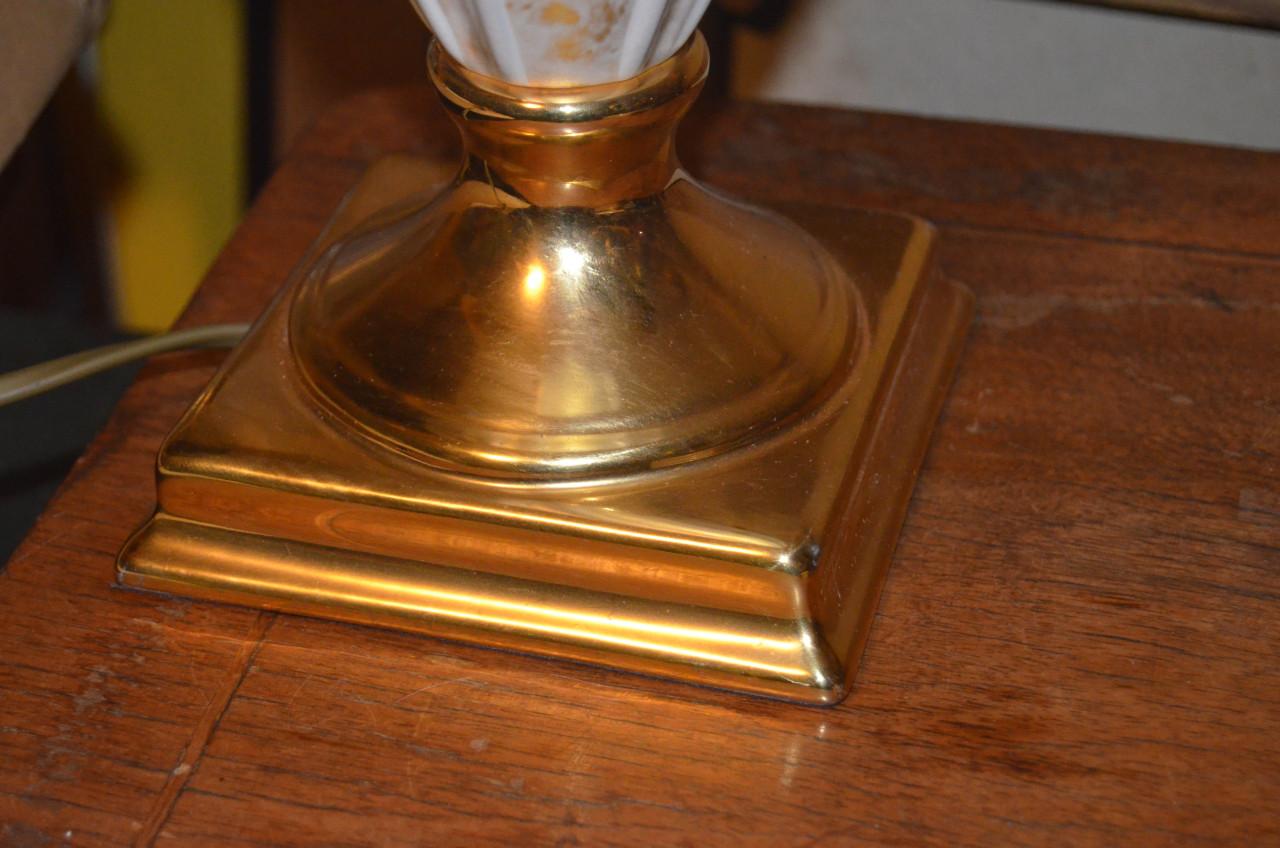 Mooie grote schemerlamp in prima staat!