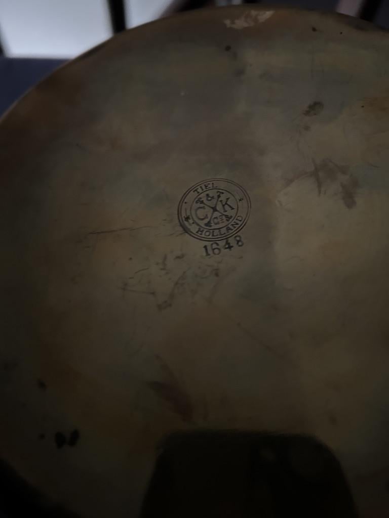 Koperen ketel gemerkt