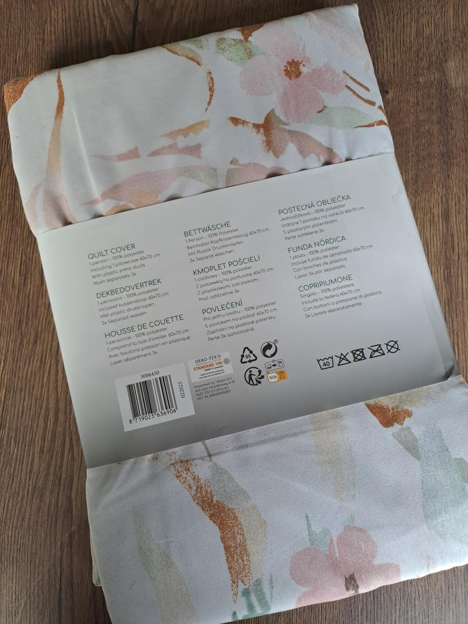 1 persoonsdekbedovertrek