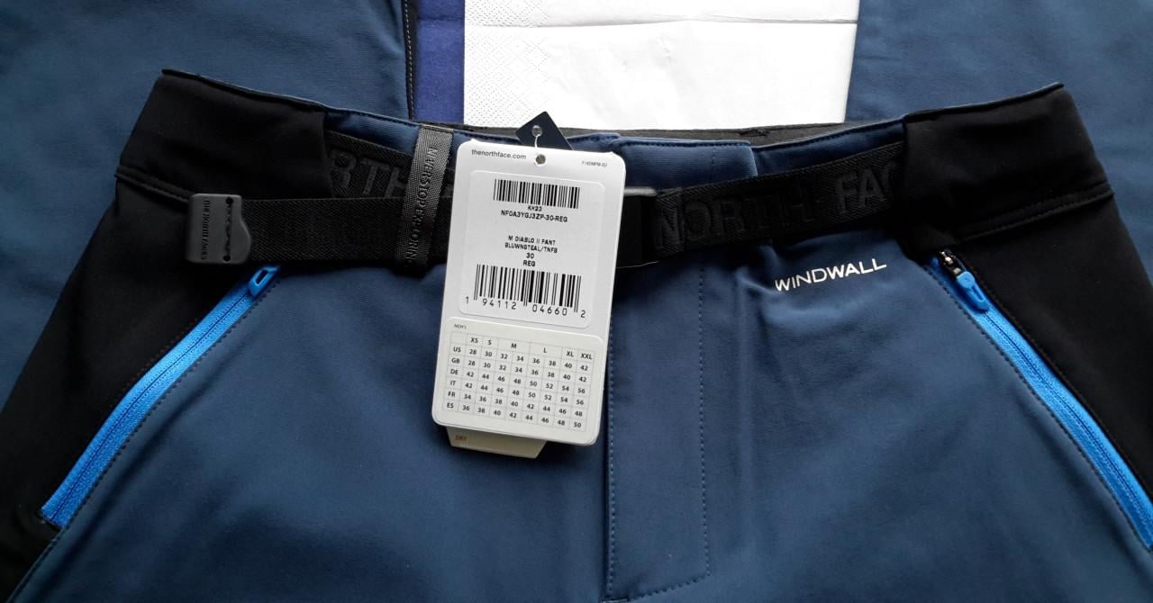 TNF - The North Face Men’S DIABLO II sportbroek - Maat 30 - Nieuw