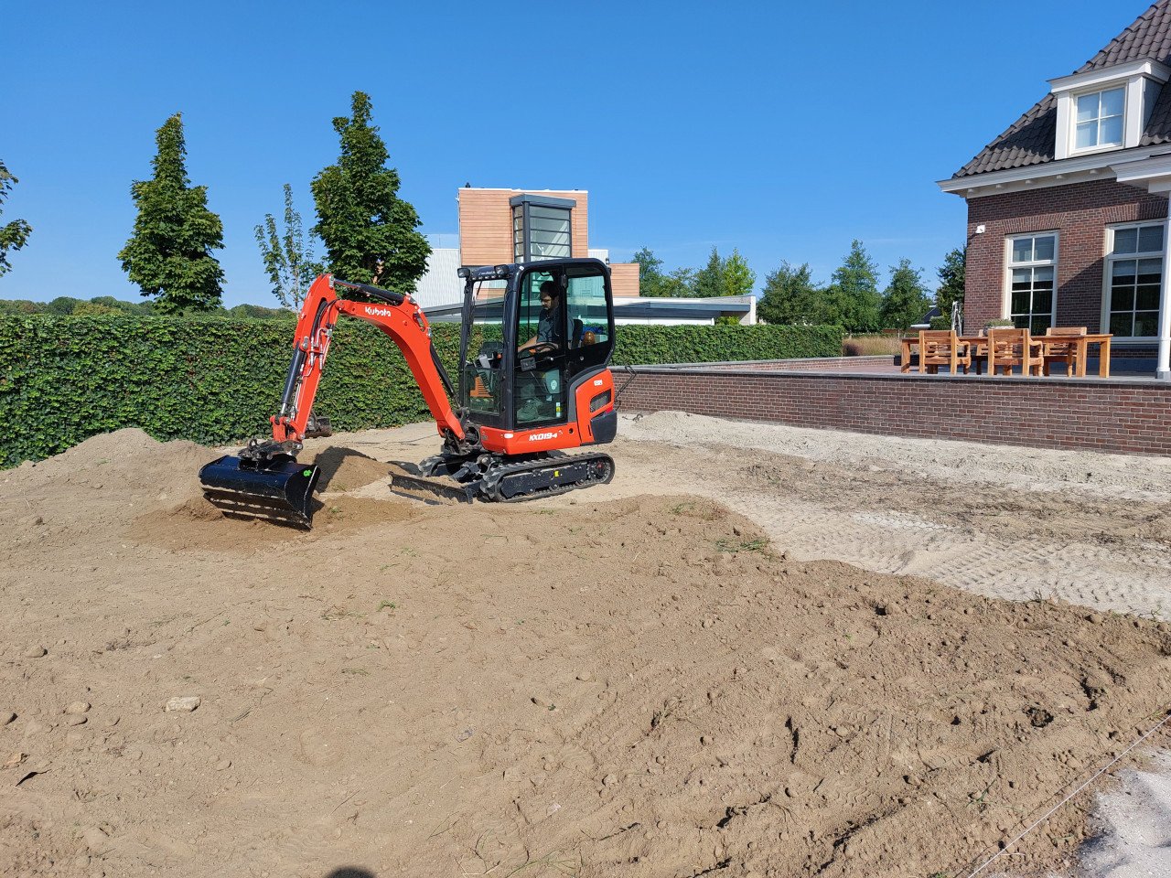 Tuin Uitgraven?