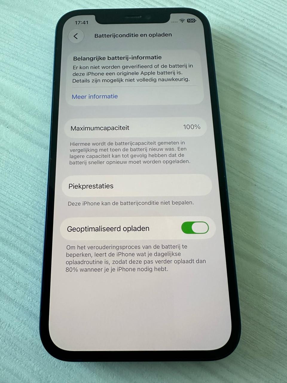 Apple iPhone 12 128GB blauw
