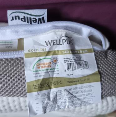 Wellpur traagschuim topper