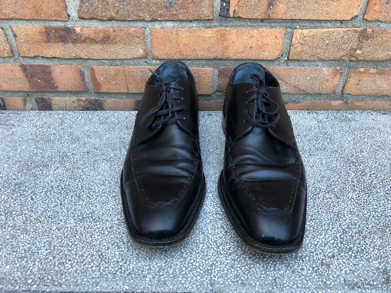 Zwarte Van Lier schoenen maat 10 is 44.