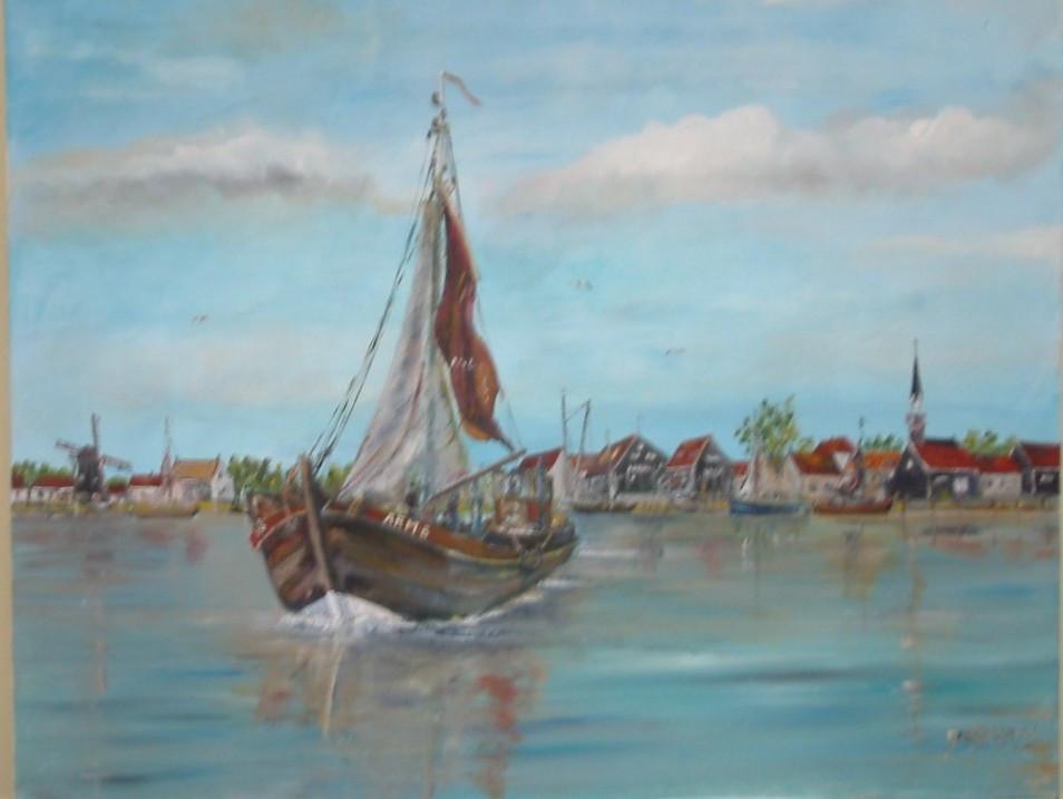 Zeiler visserij houten schepen