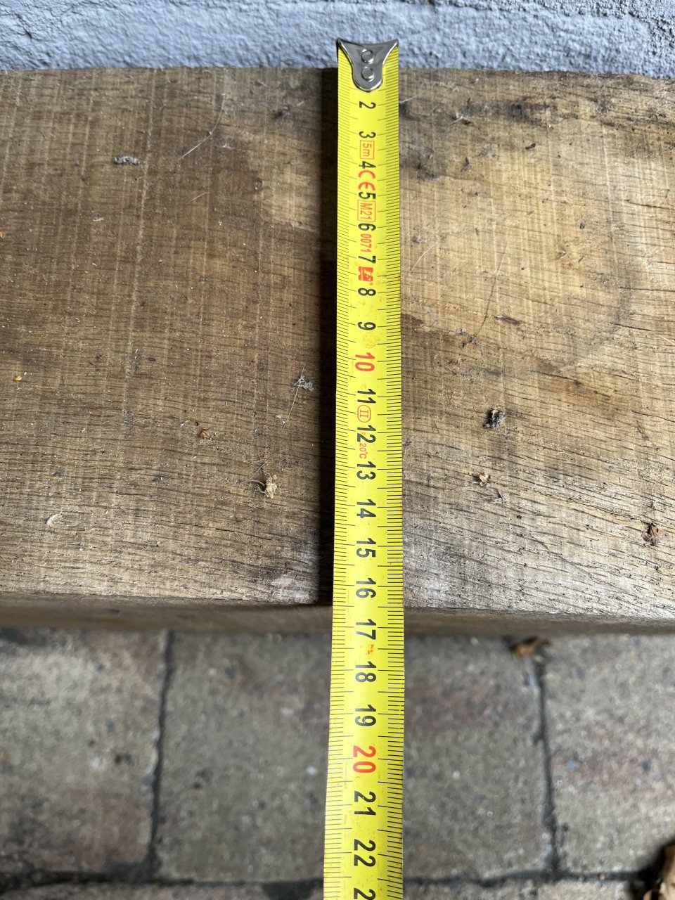 Eiken biels – droog en in goede staat