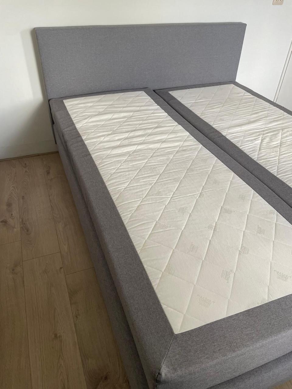 Boxspring grijs