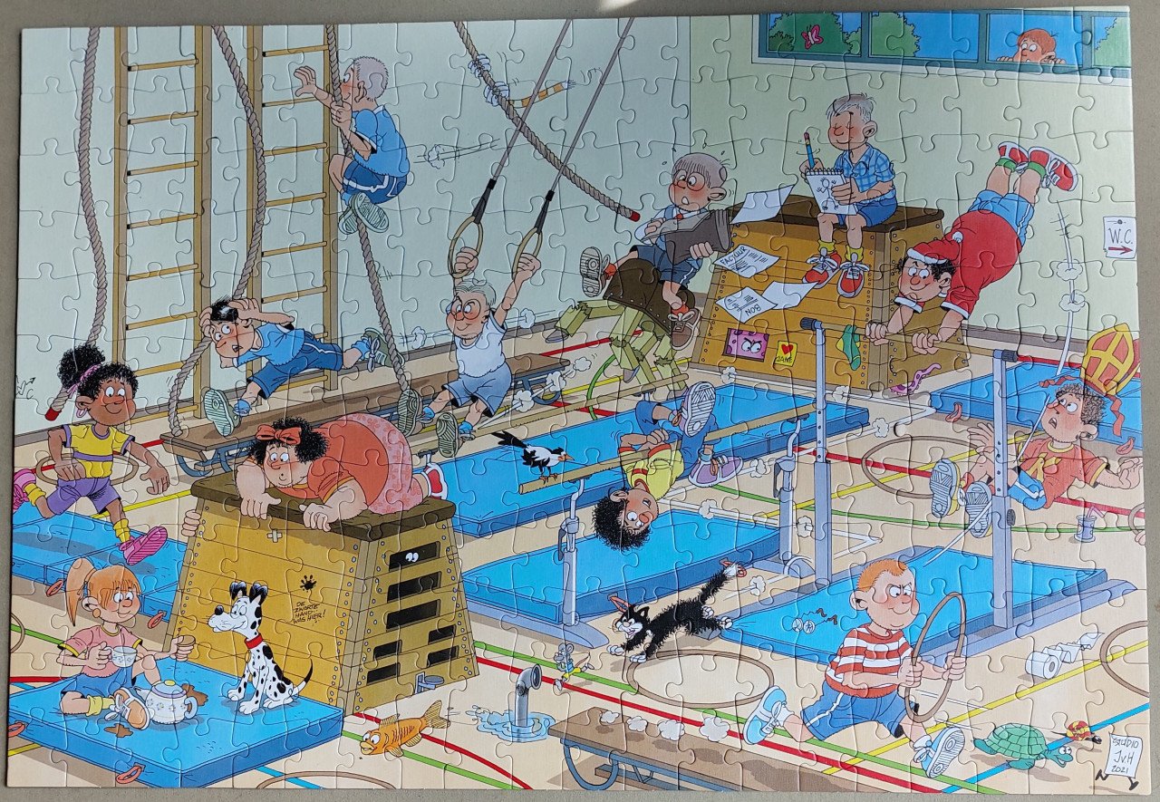 Jan van Haasteren puzzel Apenkooien 240 stukjes