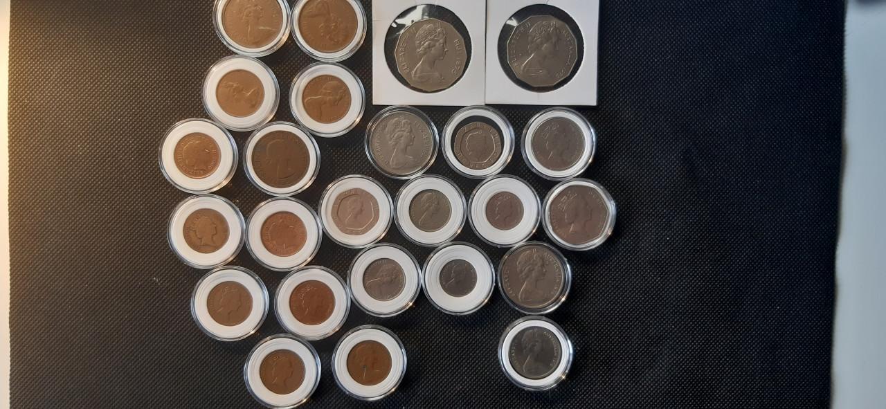 Engelse munten 25 stuks