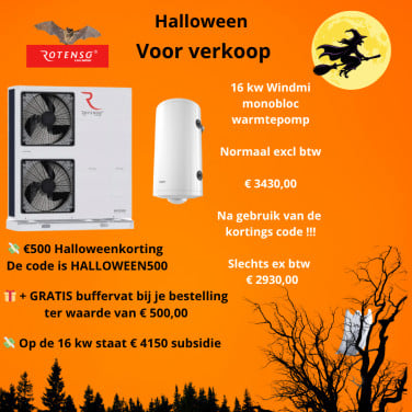 Warmtepomp kostprijs is lager dan de subsidie + gratis buffervat