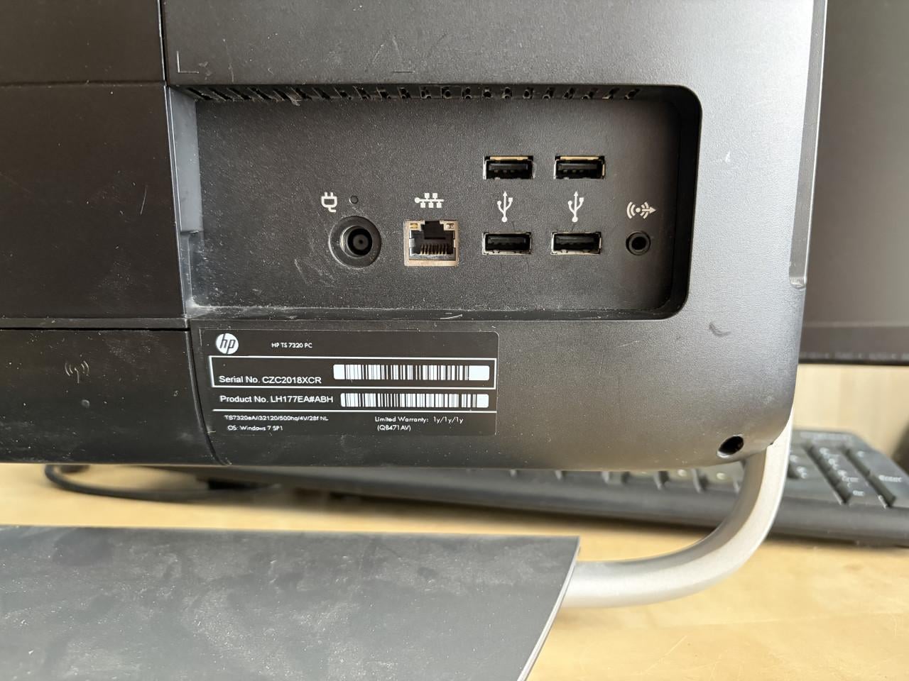 HP TouchSmart 7320 8Gb-RAM 120Gb-SSD TouchScreen BeatsAudio 22" Win11 65€