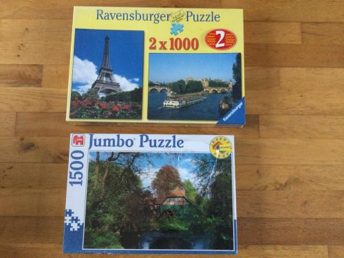 Ravensburger puzzel 2x1000 Jumbo puzzel 1500 stukjes nieuw