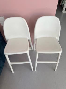 IKEA URBAN kinderstoelen - wit (2 stuks)