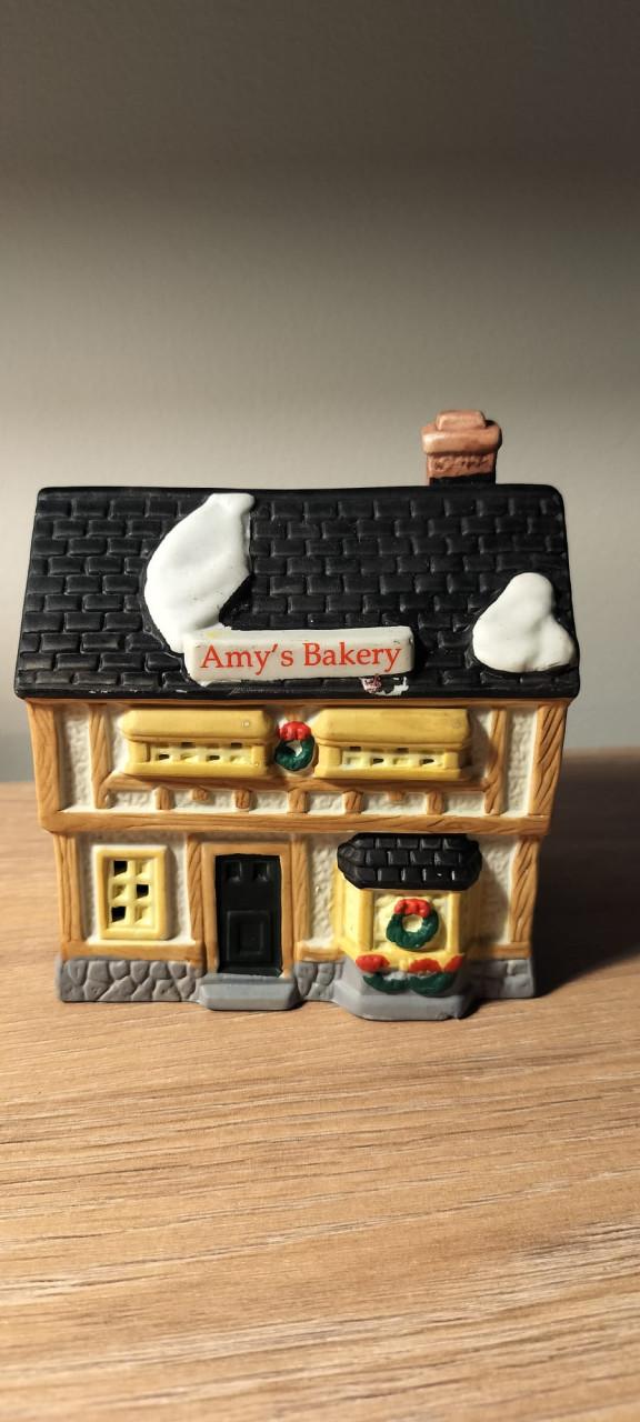 Vintage Kerstdorp Nova 1995 – Grote Set met Huisjes en Figuren