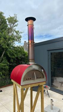 Pizza hout oven