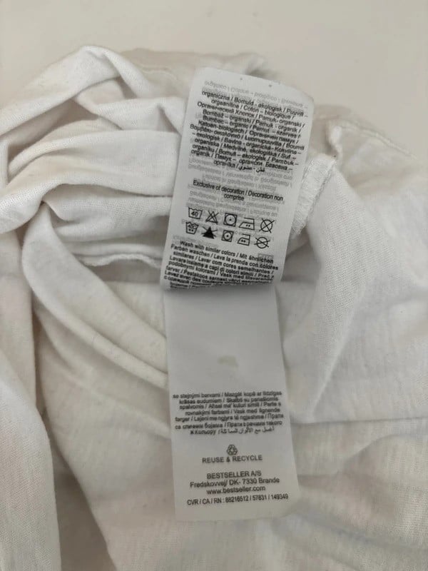 Jack & Jones heren t-shirt S – wit met logo