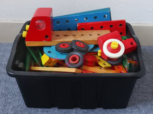Houten meccano