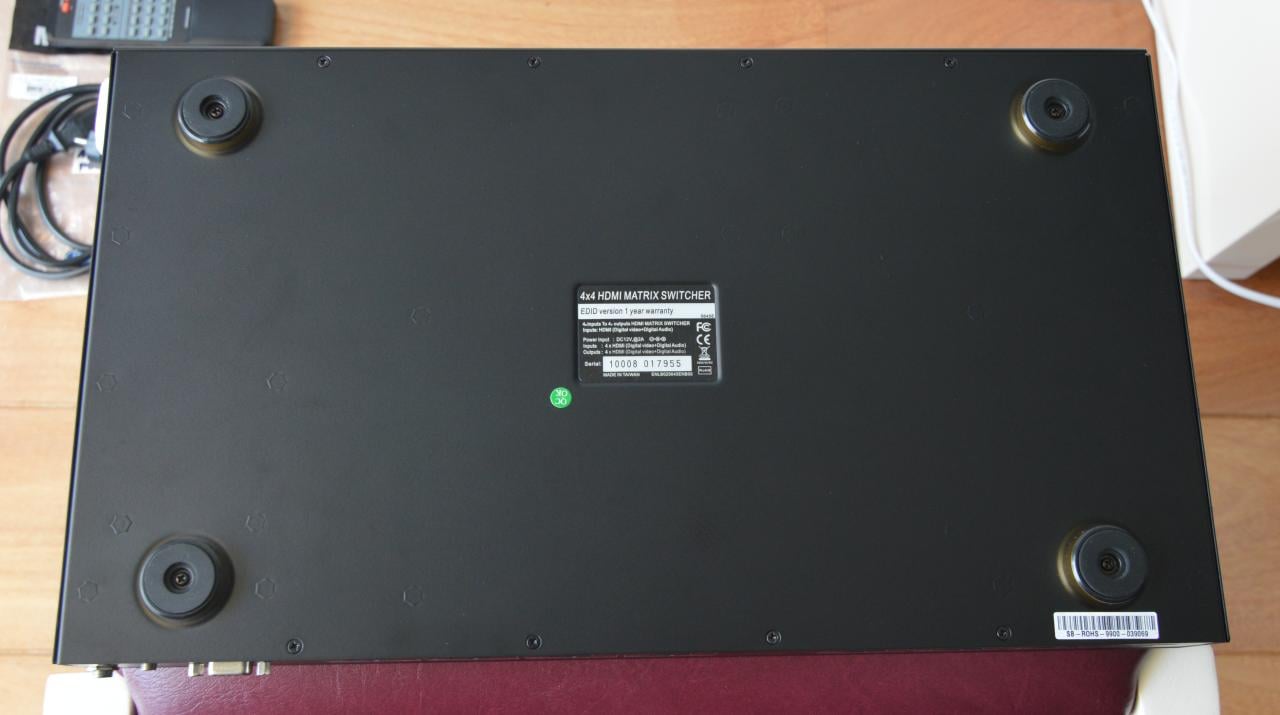 Professionele 4x4 hdmi matrix switcher (HD-44) [VS import]