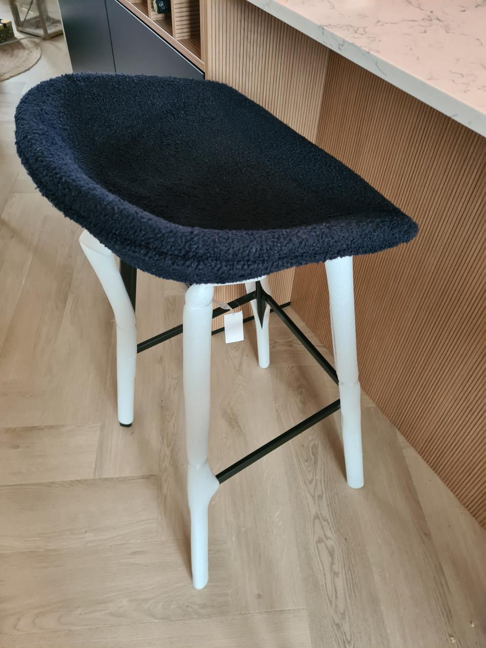 3 barkrukken donker blauw