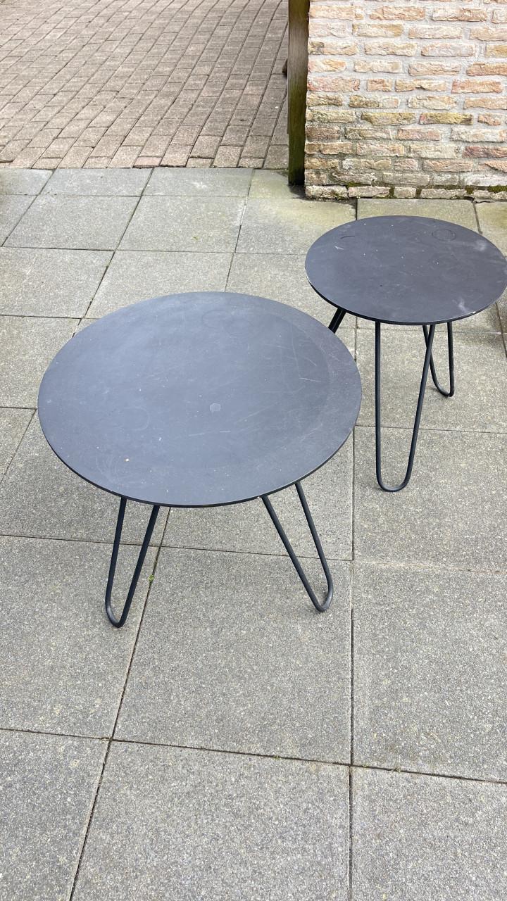 2 bijzettafeltjes
